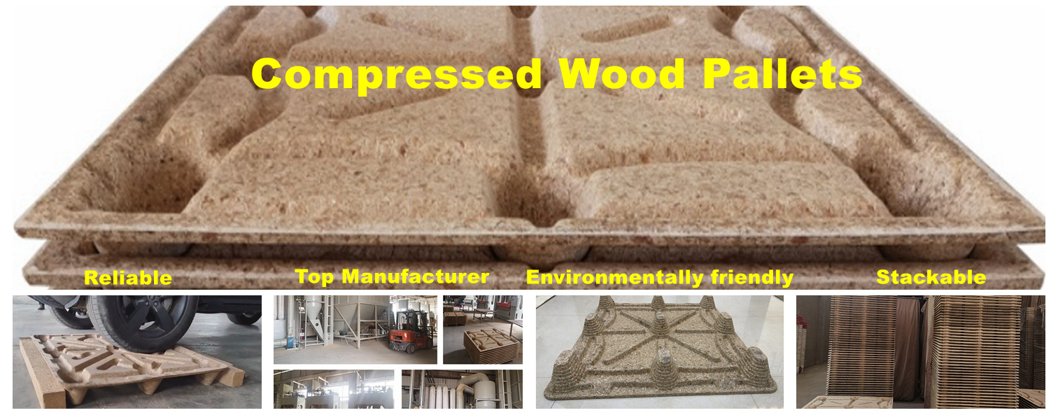 Compressed wood pallet from top manufacturer