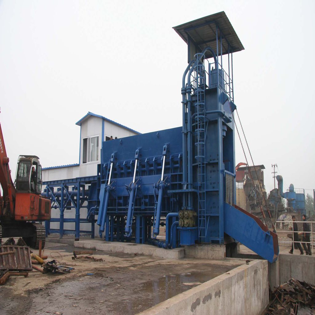 scrap shear with press