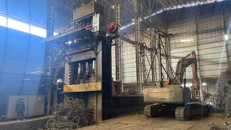 2000t scrap metal shear. How a steel mill boosted output by 40% with our 2000T shear